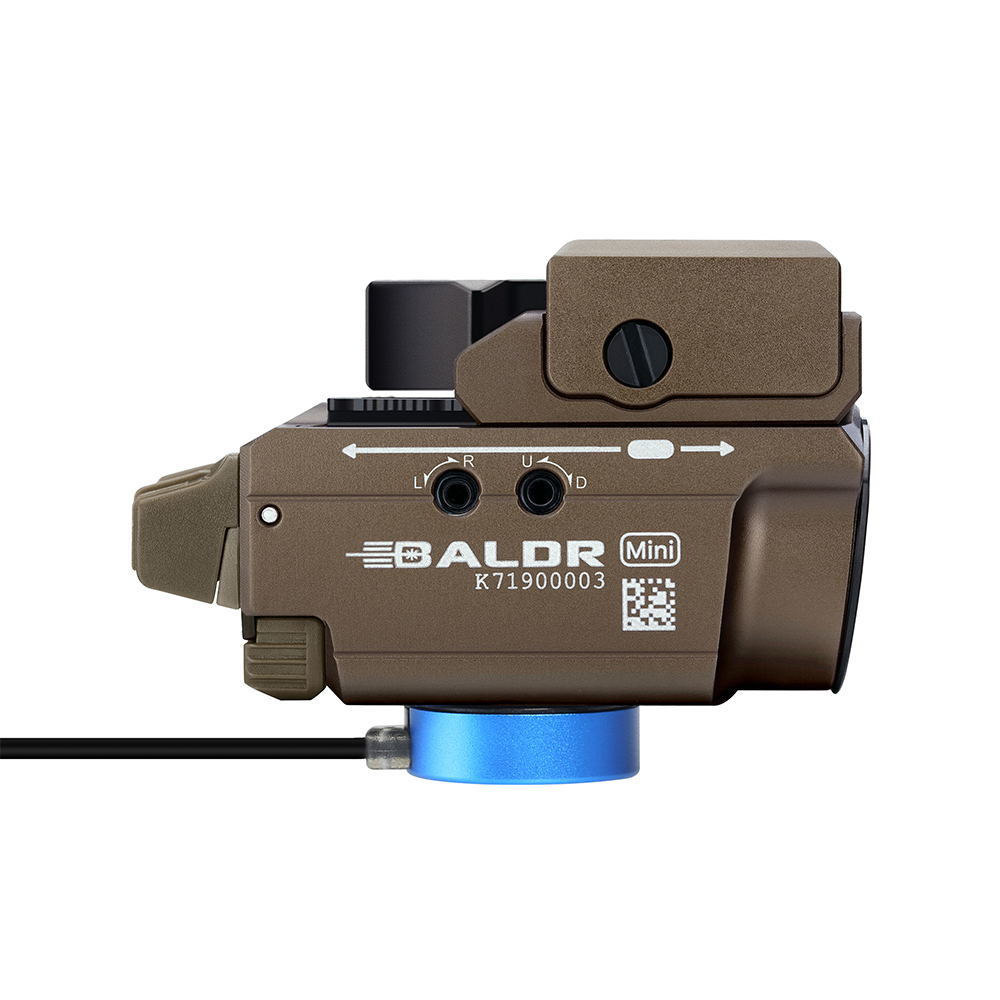 Ліхтар Olight Baldr Mini Brown на зарядці