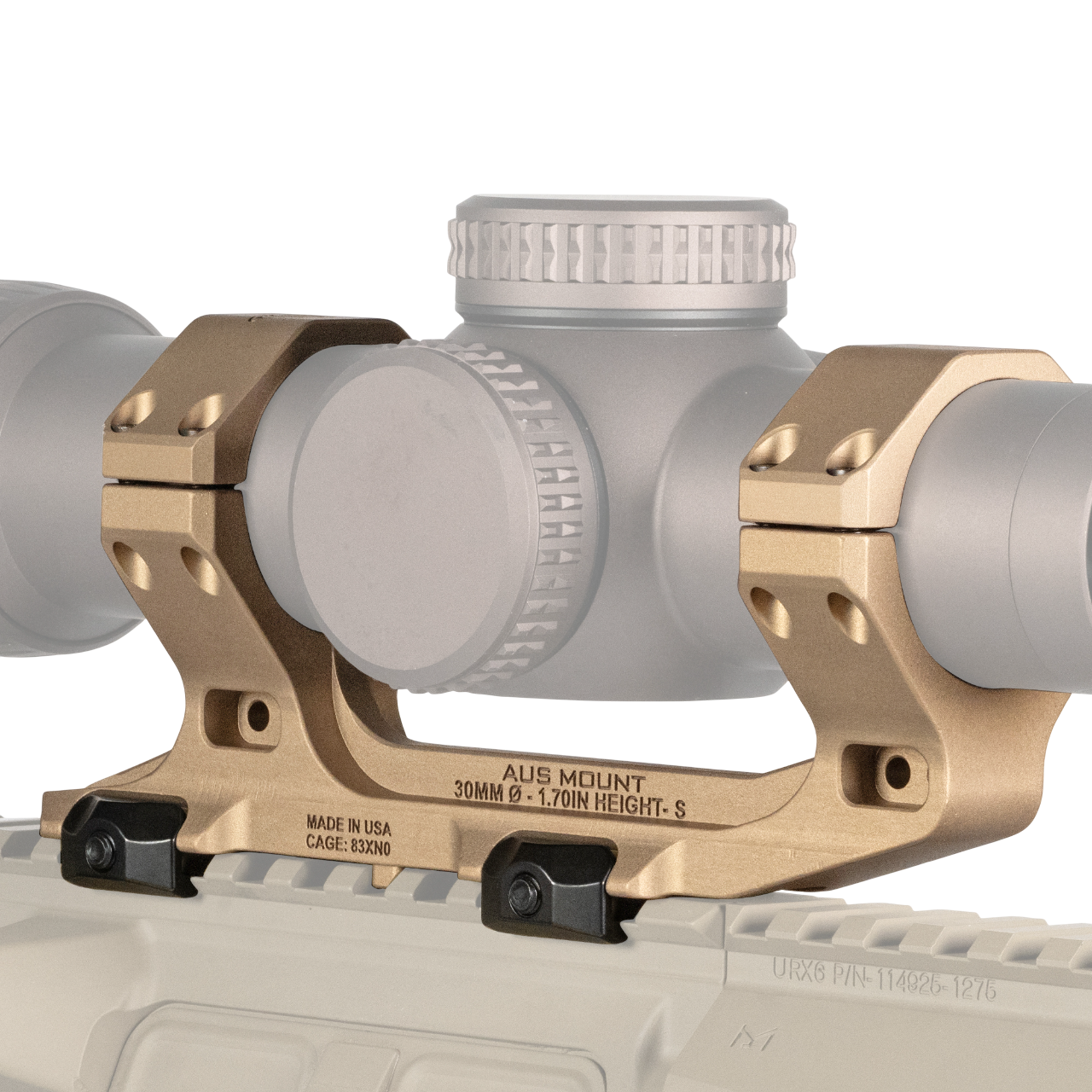 Tactical mount Reptilia AUS Mount, 30mm DIA / 1.70" Height