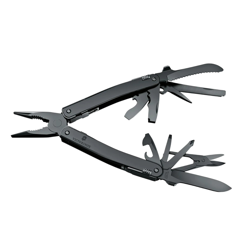 Victorinox Swiss Tool Spirit MXBS – чорний тактичний мультитул функції