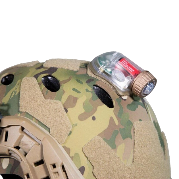 Стробоскоп S & S Precision Manta на шоломі з адаптером