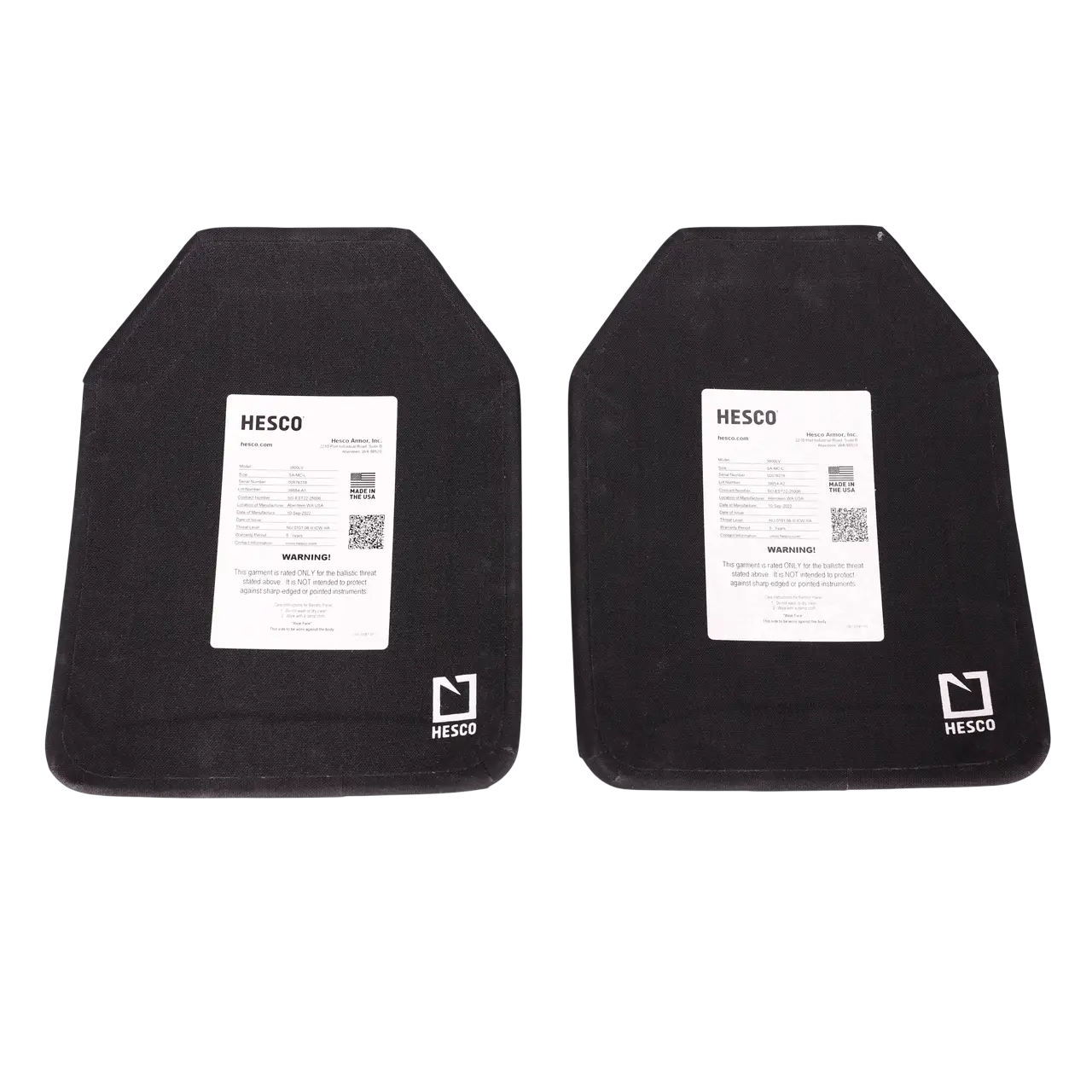 Легка бронеплита HESCO з рівнем захисту III+