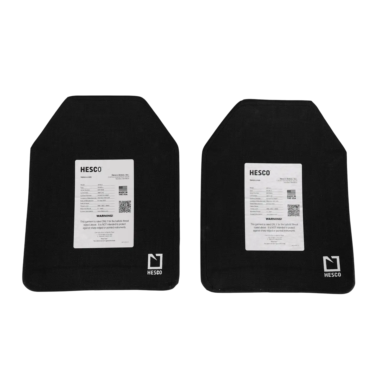 Балістична плита HESCO 3810LV для військових та правоохоронців