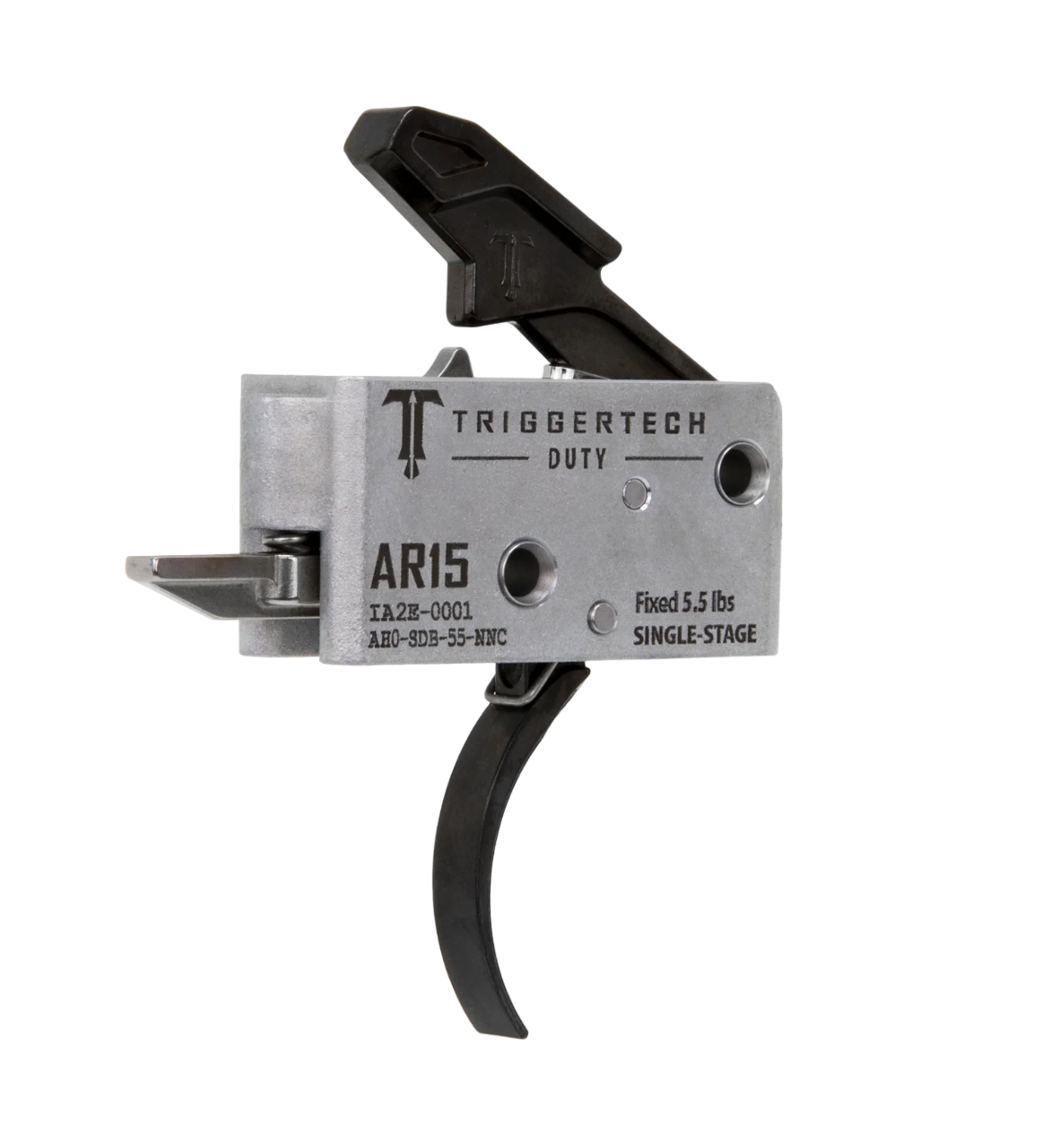 Вид збоку на TriggerTech AR-15 Single-Stage у чорному PVD покритті