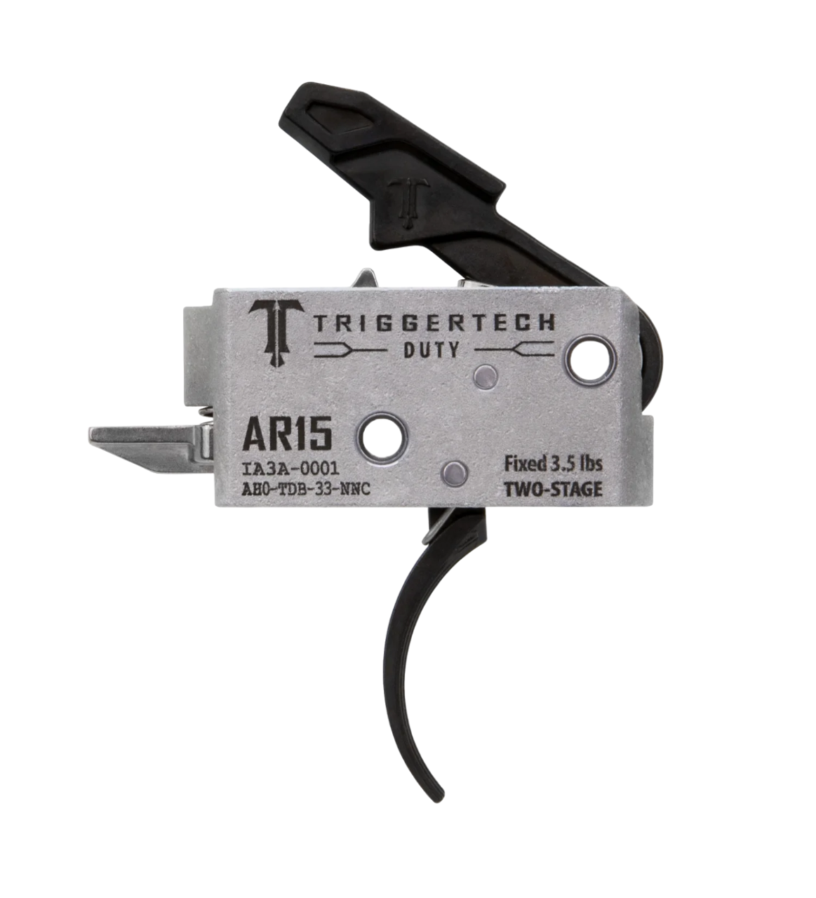 Курок TriggerTech AR Duty Two-Stage з традиційною вигнутою формою