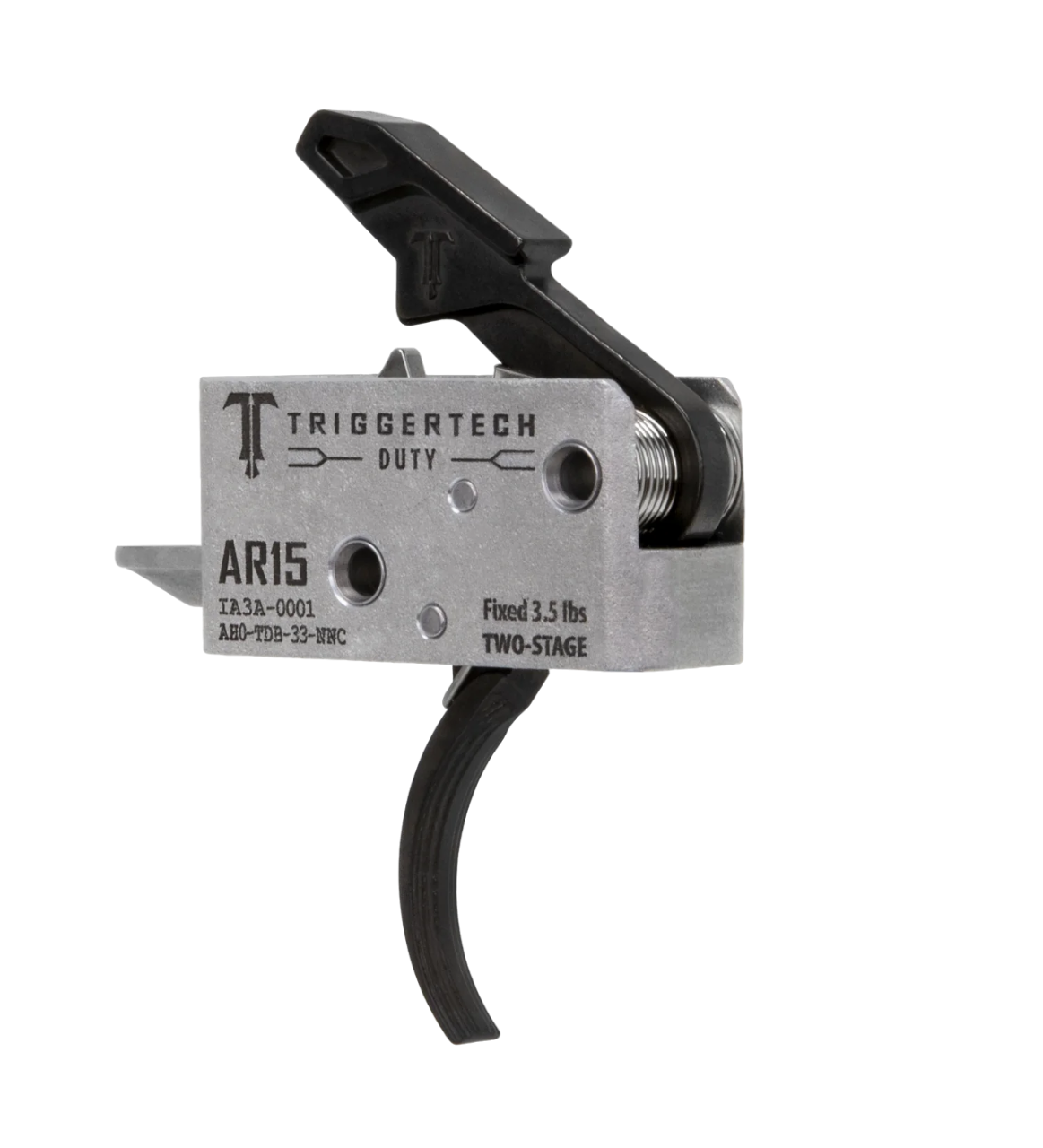 Курок TriggerTech AR Duty Two-Stage з традиційною вигнутою формою