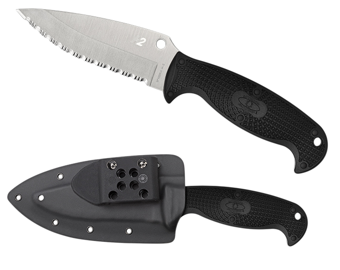 Рятувальний ніж Spyderco Jumpmaster 2 із серрейторним лезом