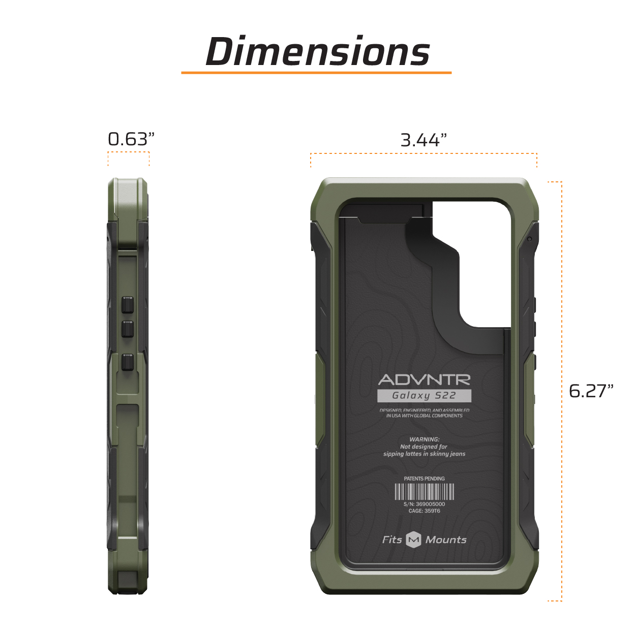 Juggernaut Case Samsung Galaxy S22 ADVNTR