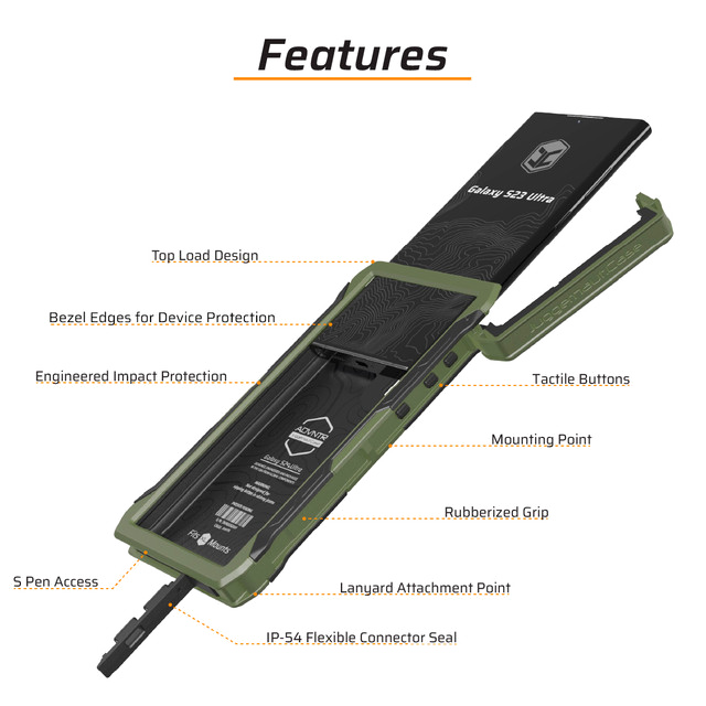 Захисний чохол Juggernaut на телефоні Galaxy S24 Ultra