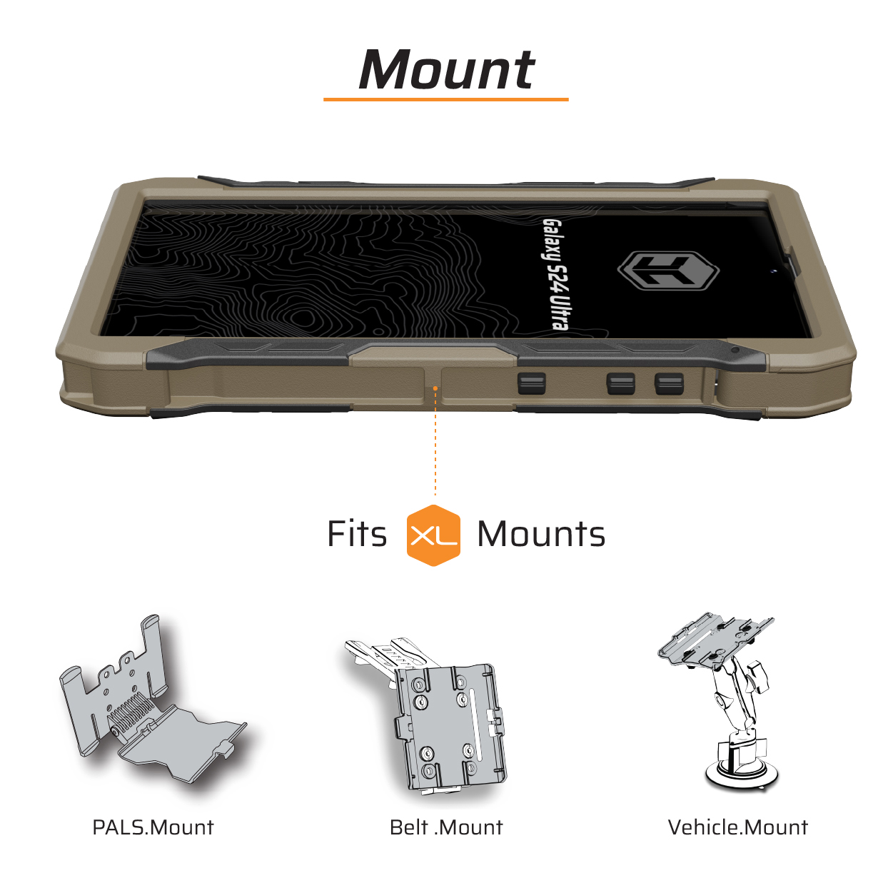 Чохол Juggernaut для Samsung Galaxy S24 Ultra - вид спереду