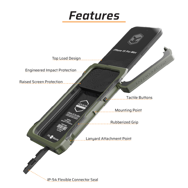 Juggernaut Case iPhone 15 Pro Max ADVNTR Phone Case