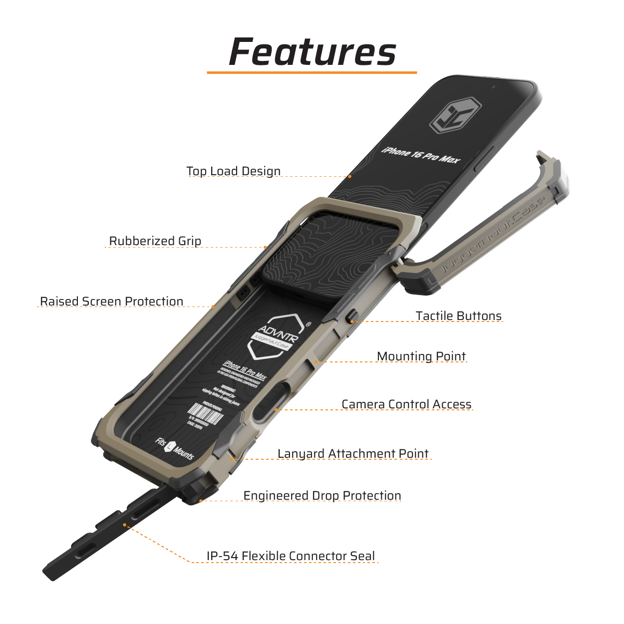 Juggernaut Case iPhone 16 Pro Max ADVNTR