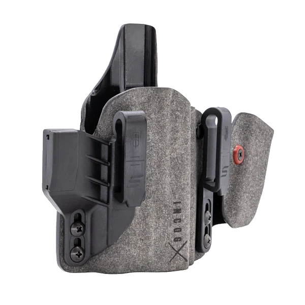 Incog X Holster вид збоку з вбудованим Mag Caddy