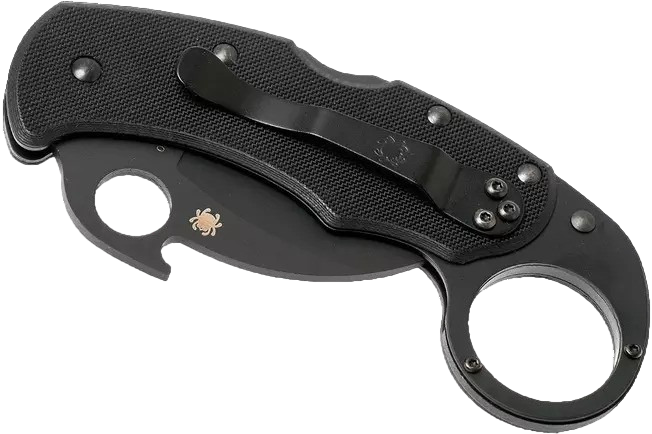 Spyderco Karahawk Black Blade
