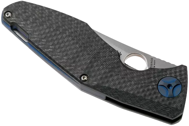 Ніж Drunken з текстурованим вуглецевим волокном та титановою рукояткою