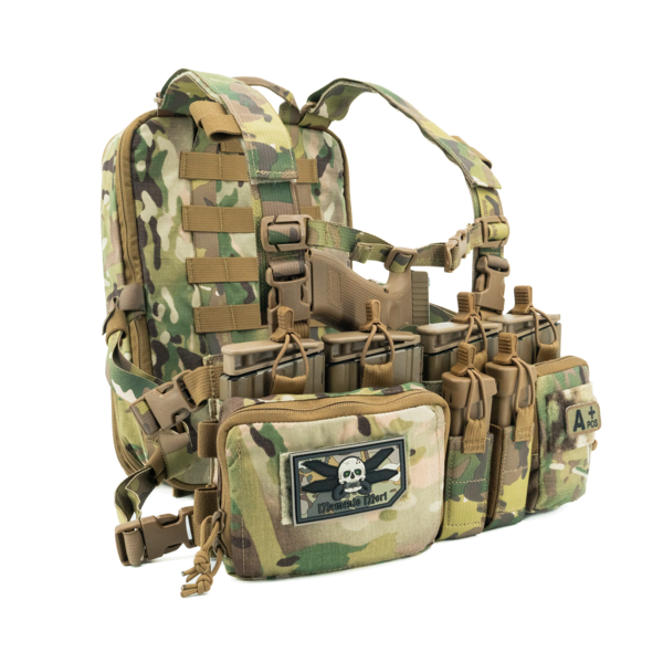 Розгрузка D3CR Heavy у кольорі Multicam з боковими підсумками