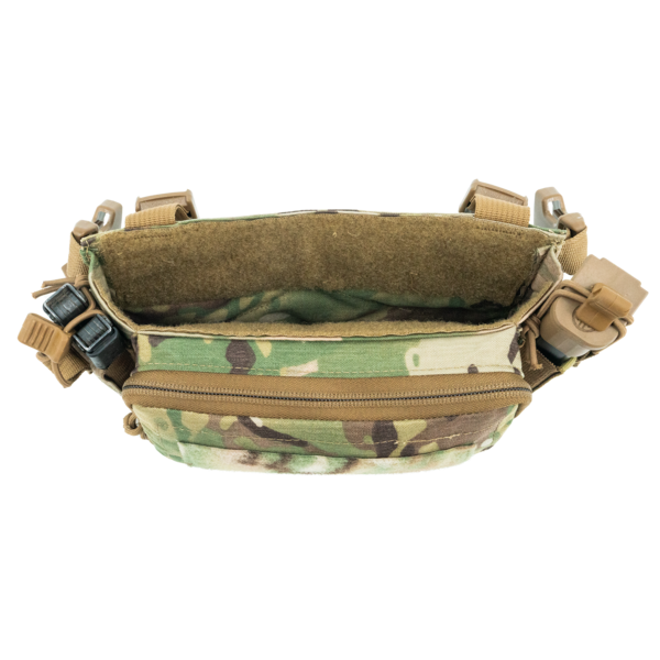 Haley Strategic Micro Chest Rig у кольорі Multicam з боковими еластичними підсумками