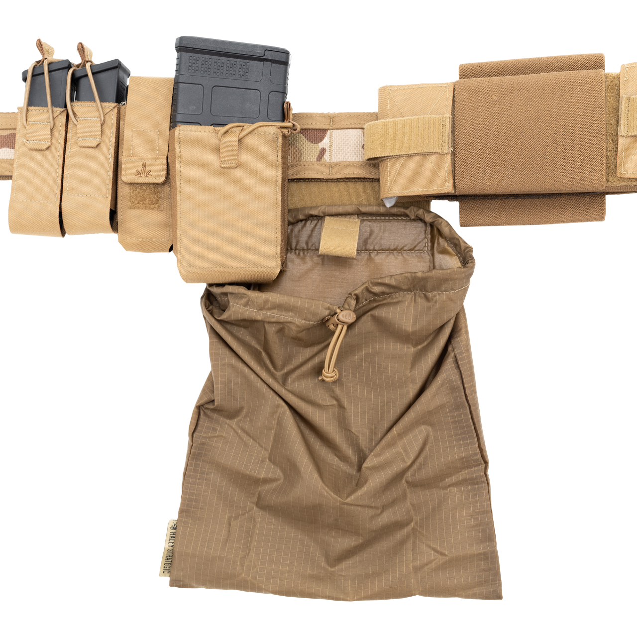 Підсумок Haley Strategic Dump Pouch у складеному вигляді споряджений