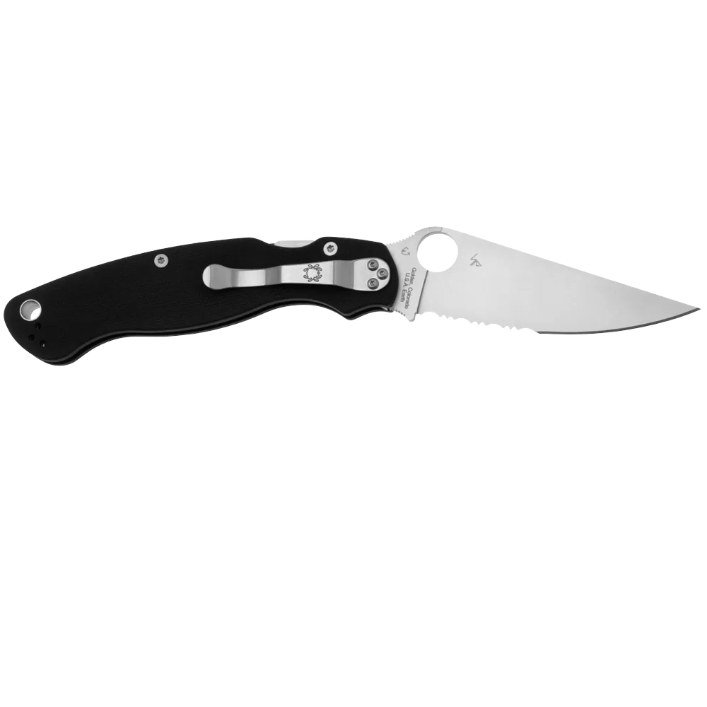 Ніж Spyderco Military 2 з частково серрейторним лезом 2
