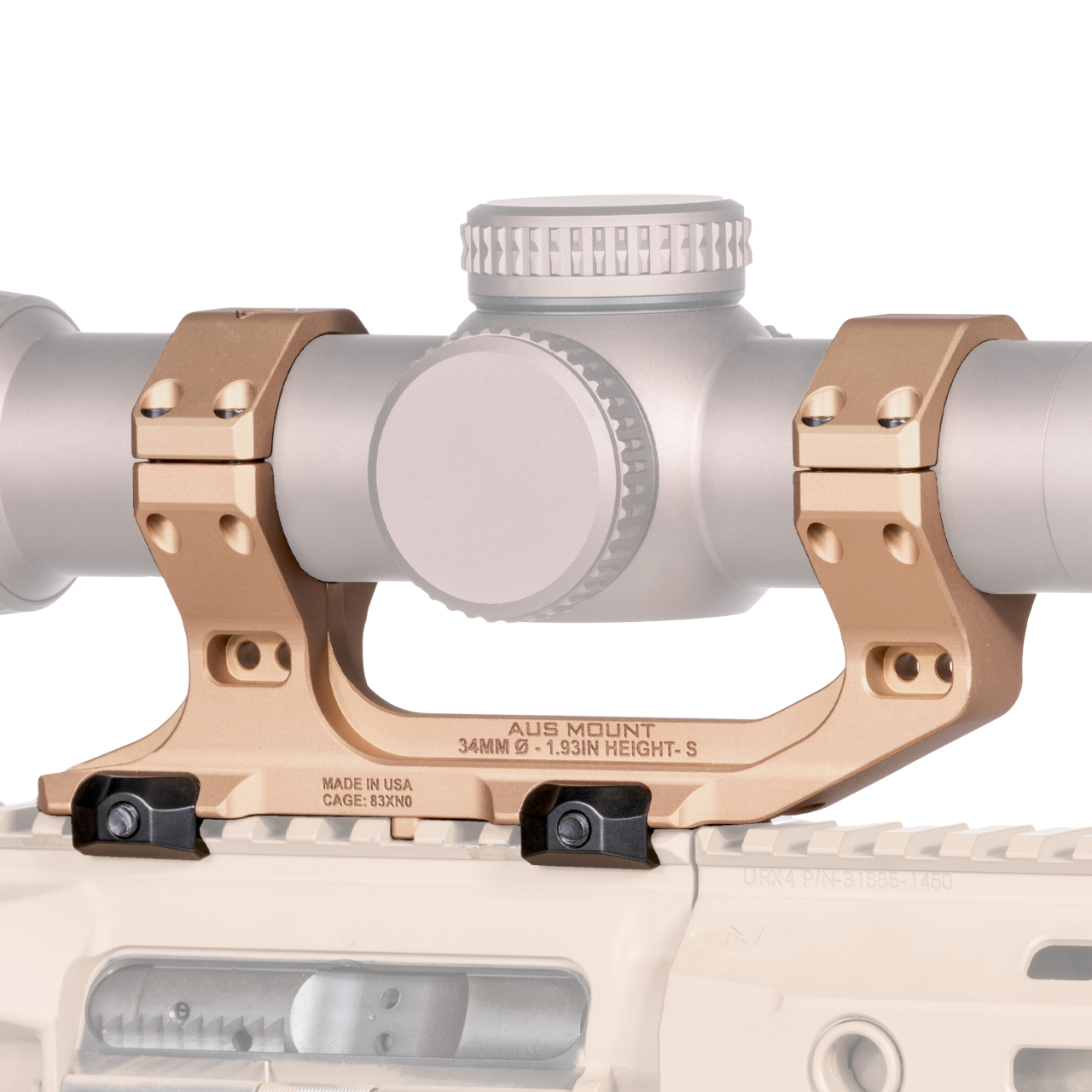 Тактичне кріплення Reptilia AUS Mount 34mm DIA / 1.93'' Height