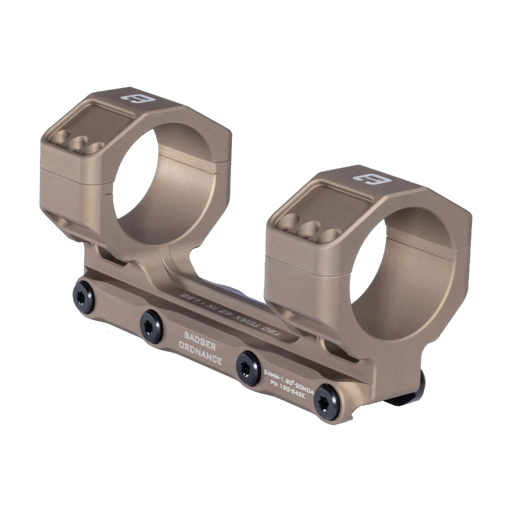 Кріплення Badger Ordnance Condition One MAX 34mm 1.54" колір Tan