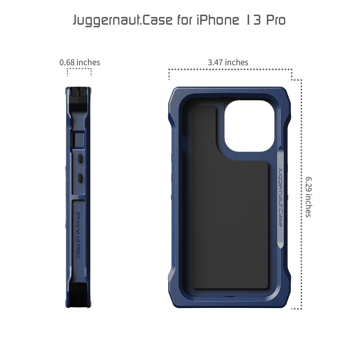 Чохол Juggernaut Case IMPCT iPhone 13 Pro розміри