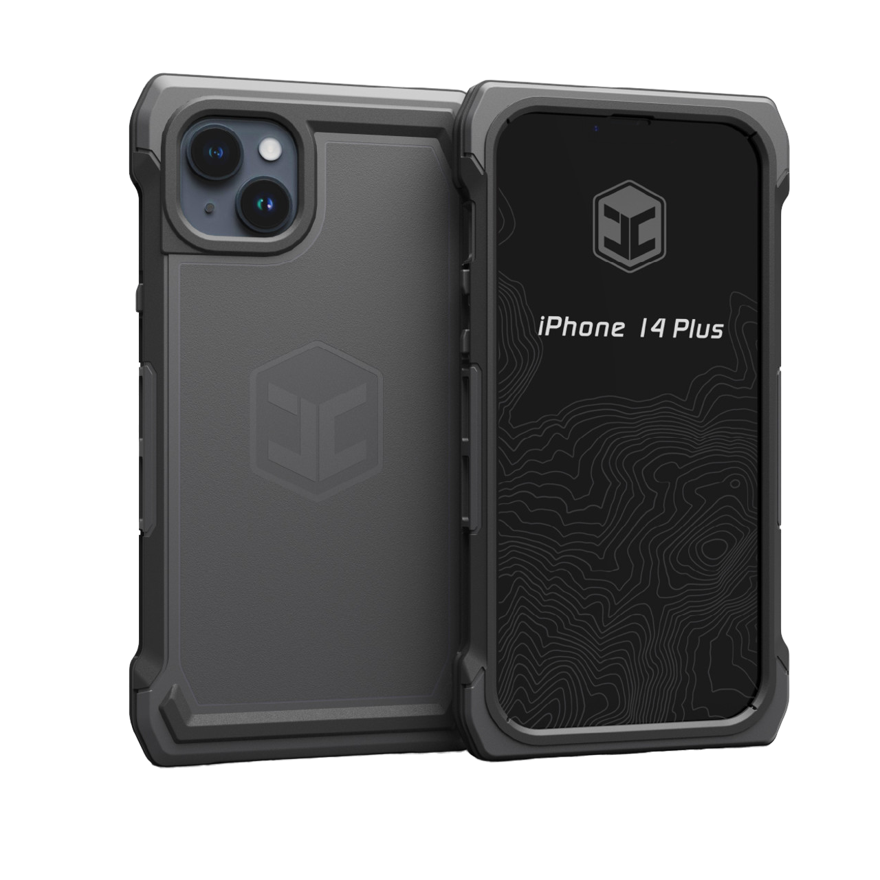 Чохол ENDVR для iPhone 14+ у кольорі Gunmetal Grey