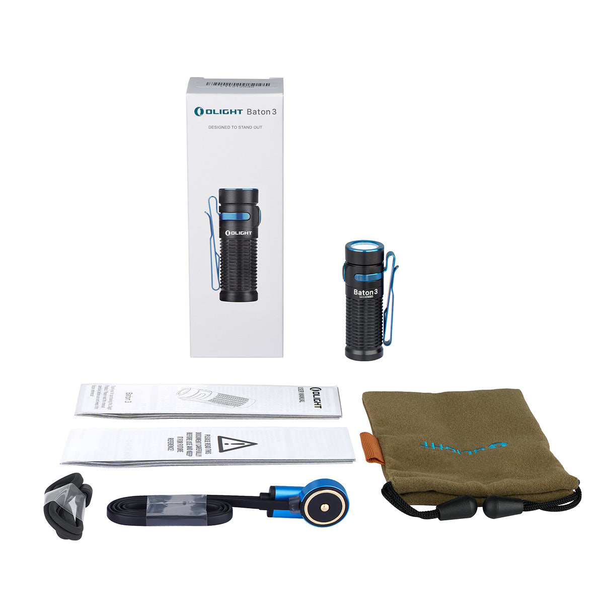 Olight Baton 3 з магнітним кріпленням