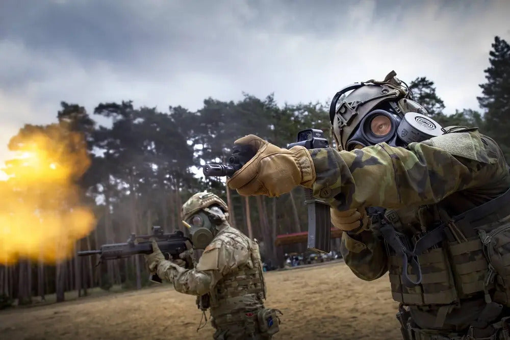 MIRA Safety CM-7M при вогні