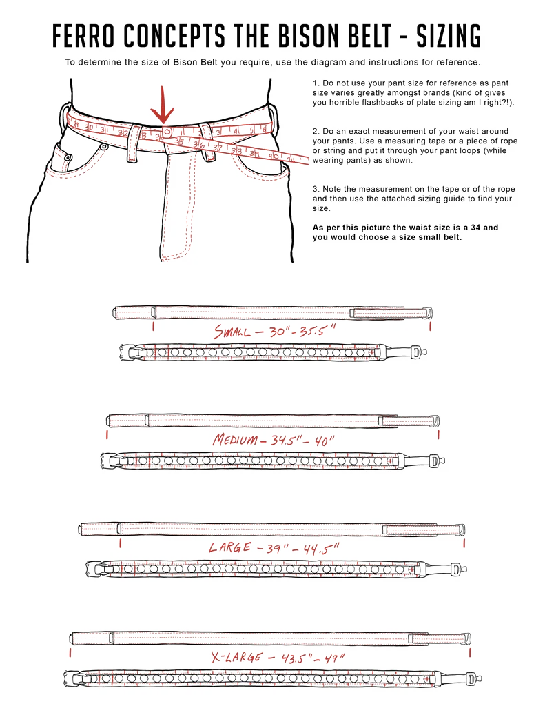 Ferro Concepts The Bison Belt tactical belt