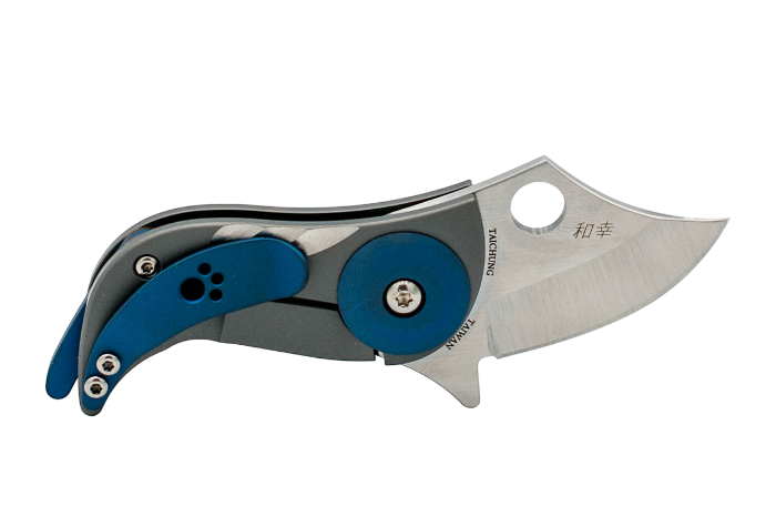 Компактний ніж Spyderco Pochi з титановою ручкою