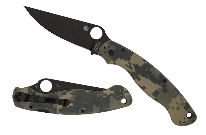 Spyderco Military 2 з камуфляжним G-10 руків'ям та лезом CPM S30V