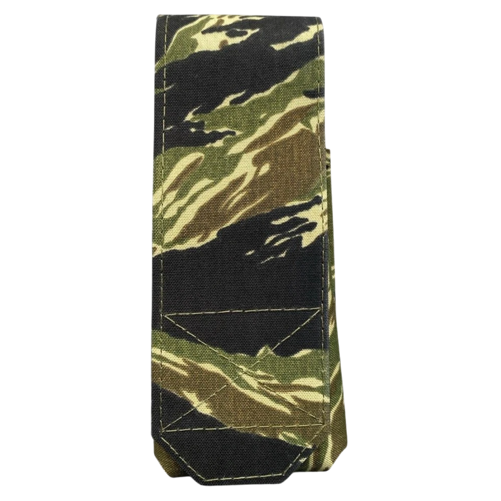 Esstac Lidded Double 5.56 Pouch Tiger Stripe