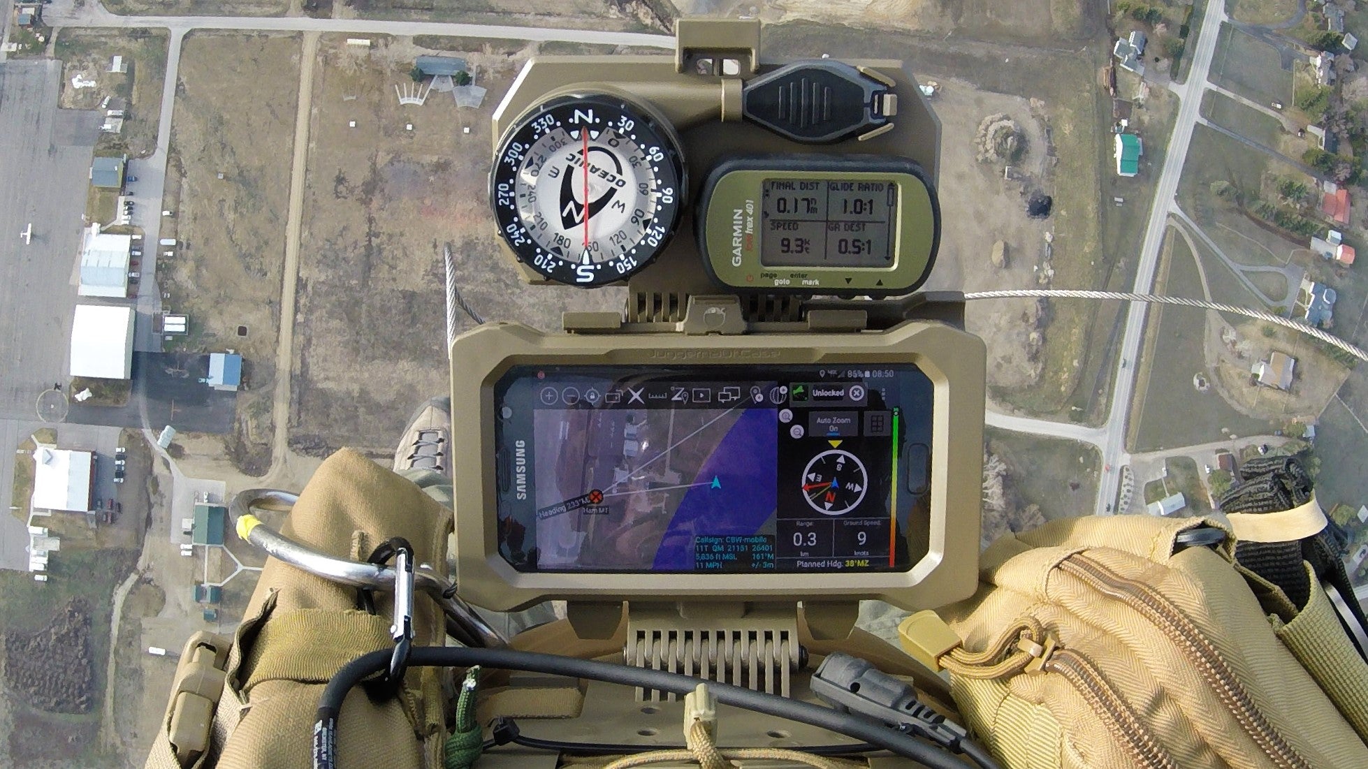 Дошка для кріплення Garmin Foretrex 601 на військовому спорядженні