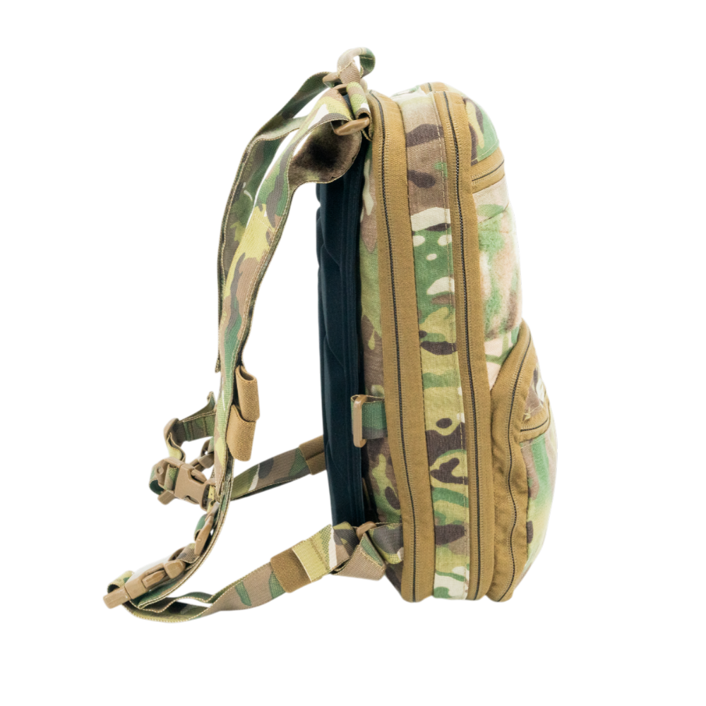 Профіль рюкзака з боковим видом BackPad чорного кольору