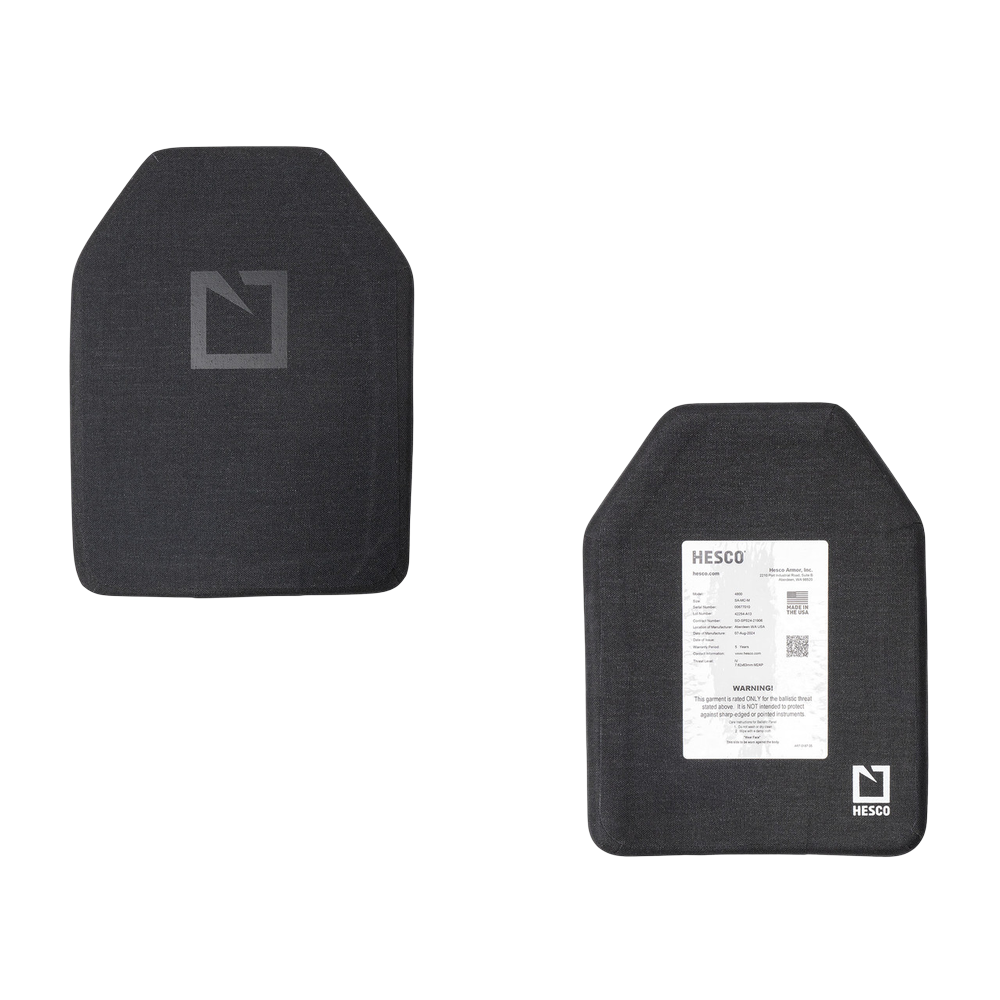 Задня сторона плити HESCO 4800 з маркуванням
