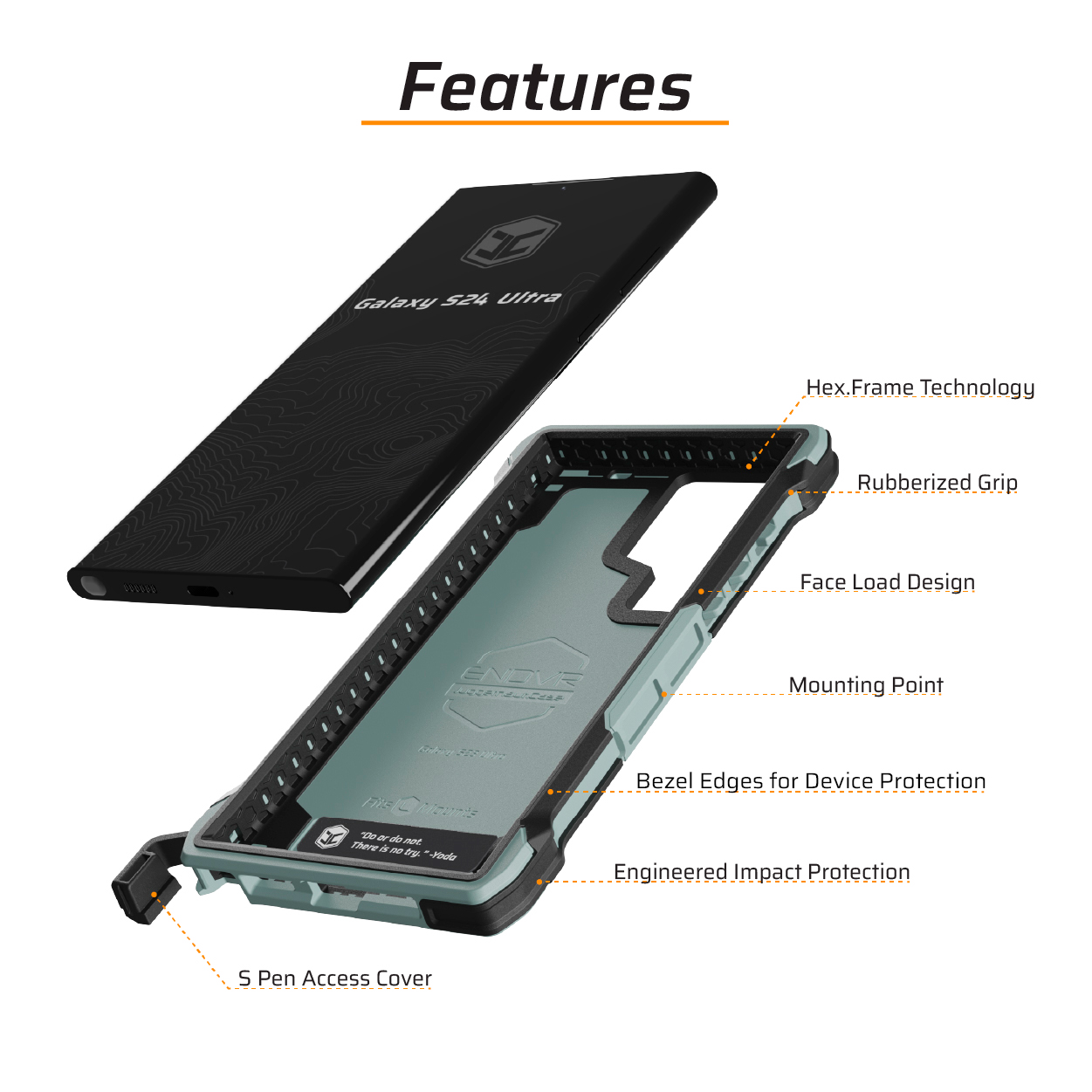 Чохол Juggernaut Case ENDVR для Samsung Galaxy S24 Ultra