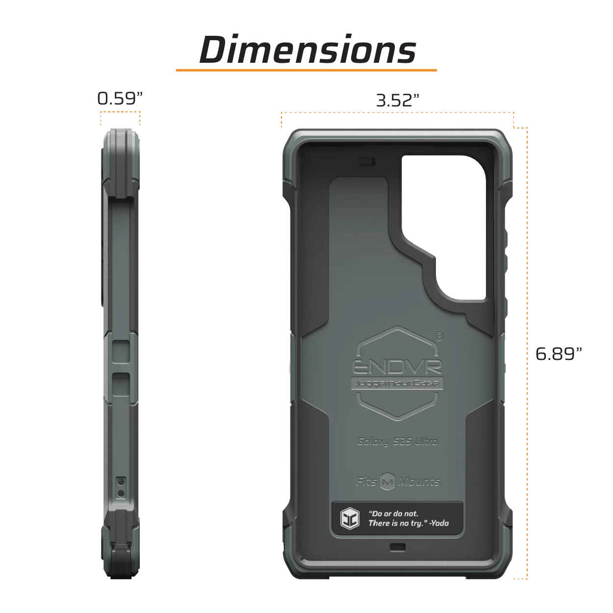 Чохол Juggernaut Case Samsung Galaxy S25 Ultra ENDVR