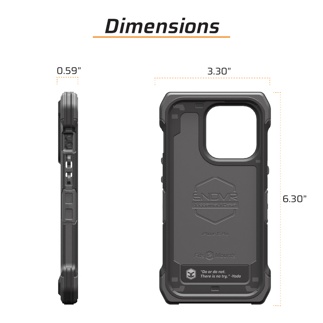 Juggernaut Case iPhone 15 Pro ENDVR