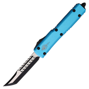 Microtech Ultratech Hellhound SS - вид з боку з двостороннім клинком