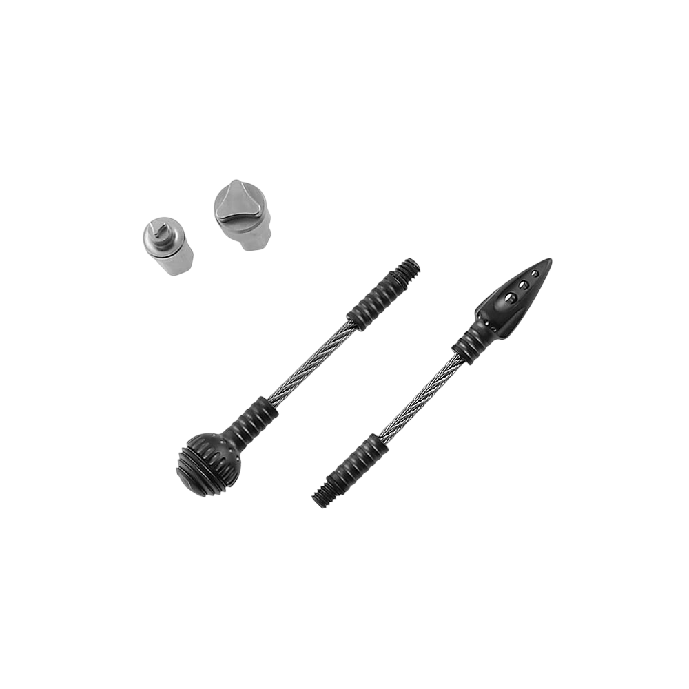 Вид збоку на титанову рукоятку Anax