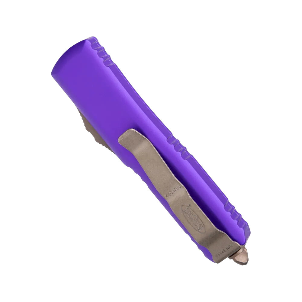 Ніж Microtech UTX-85 Spartan Bronze Apocalyptic у закритому стані 2