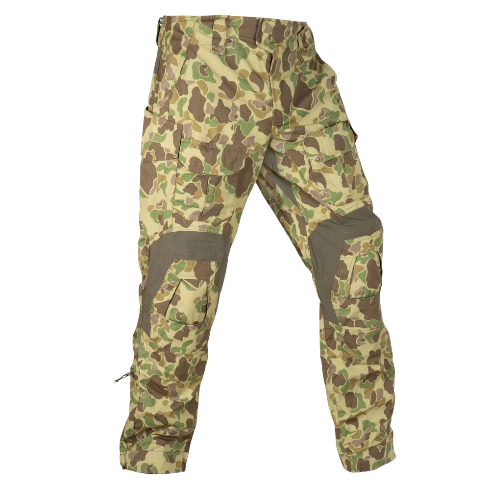 Тактичні штани Platatac TAC Dax V4 з камуфляжем, вигляд спереду