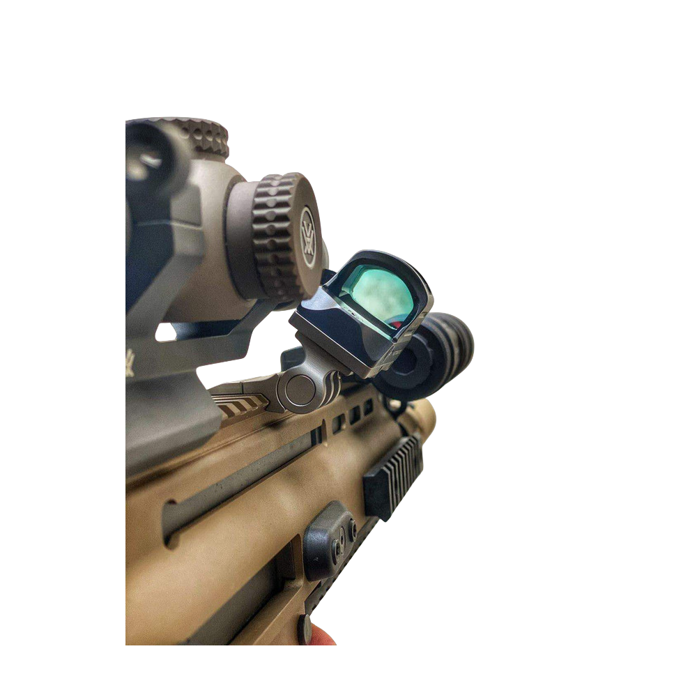 Коліматор у кріпленні Rukh Gen.2 на гвинтівці