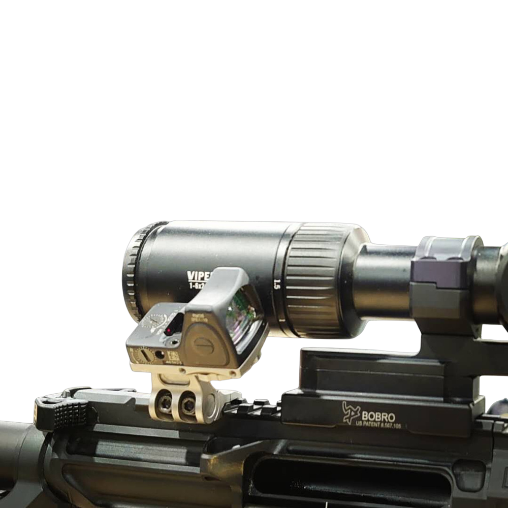 Rukh Gen.2 встановлений поряд із оптичним прицілом