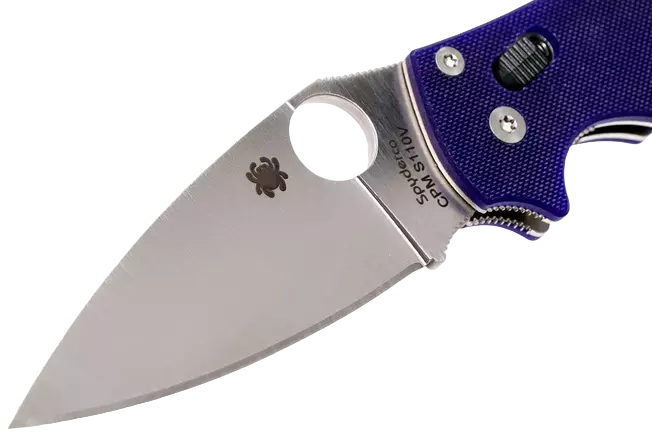 Spyderco Manix 2 з лезом S110V та темно-синім G-10 руків'ям