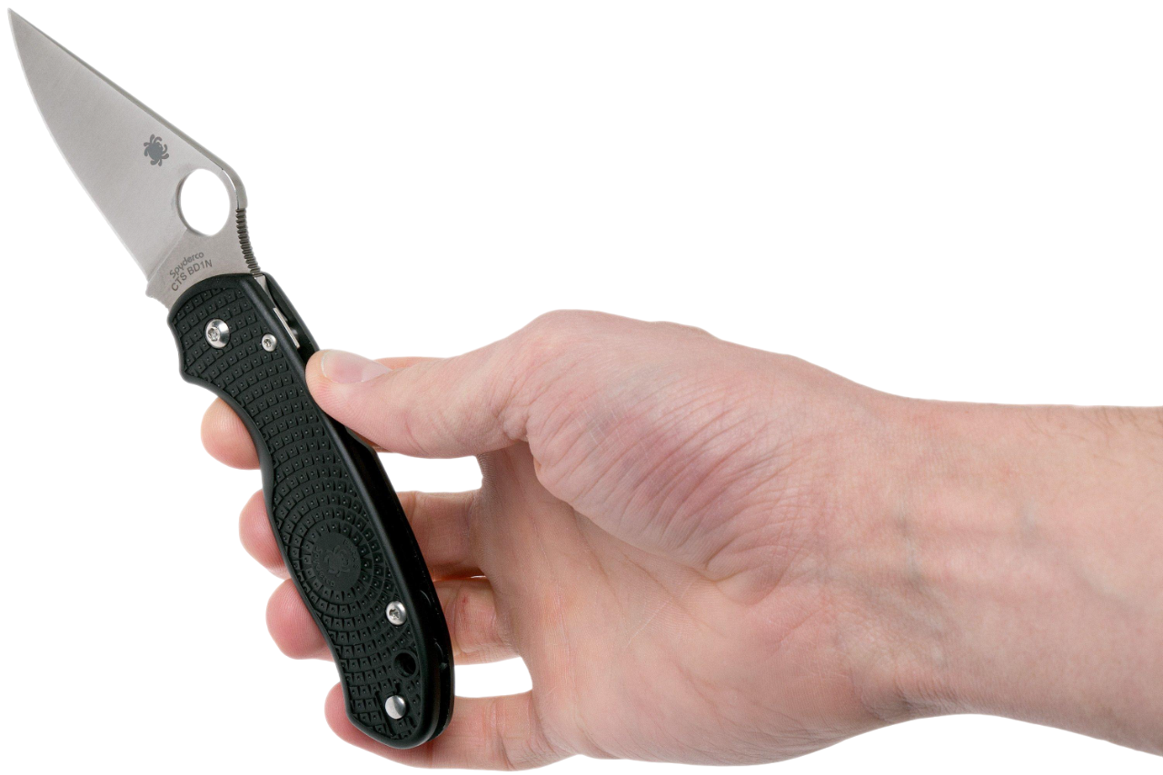 Spyderco Para 3 Lightweight Black у руці
