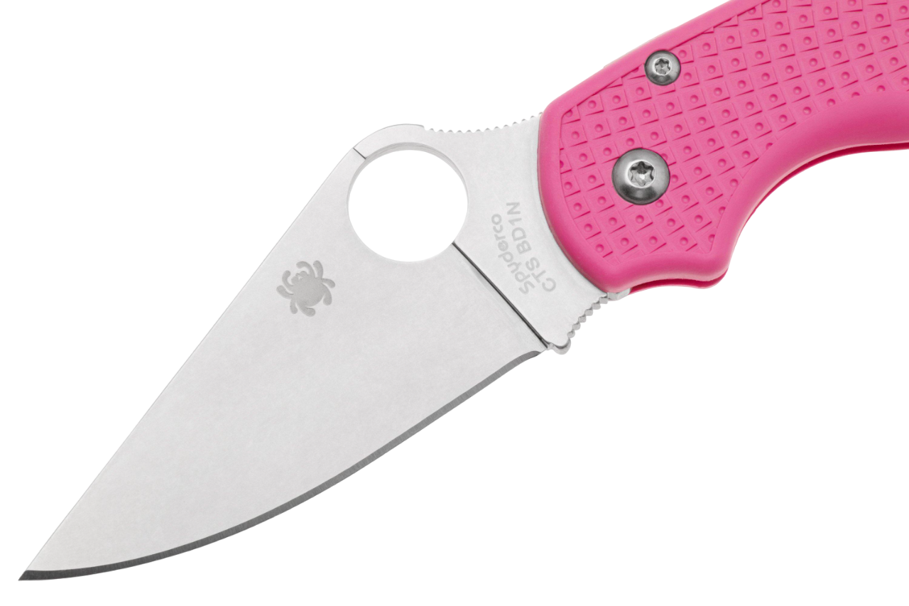 Spyderco Para 3 Lightweight Pink лезо