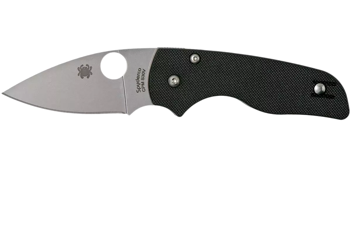 Ніж Spyderco Lil' Native з чорним G-10 руків'ям
