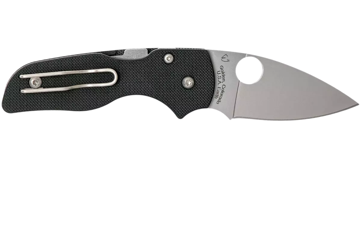 Ніж Spyderco Lil' Native з чорним G-10 руків'ям