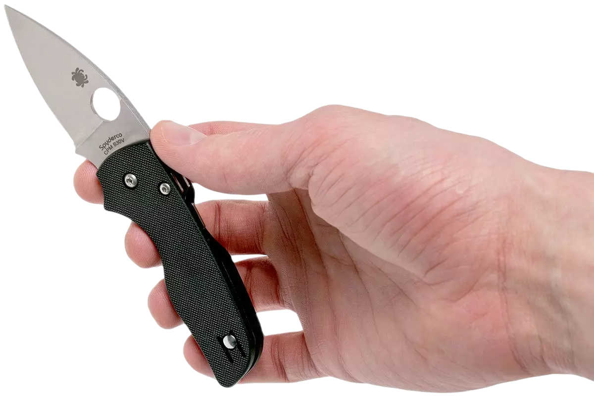 Ніж Spyderco Lil' Native C230GP у руці
